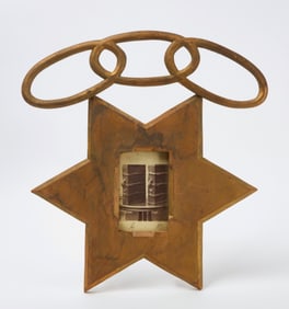 Carved Oddfellows Frame with Cabinet Card