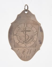 Masonic Medallion with Anchor