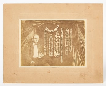 Early Photograph of George Seckinger and his Whimsies