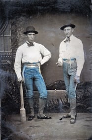 Town Ball Tintype