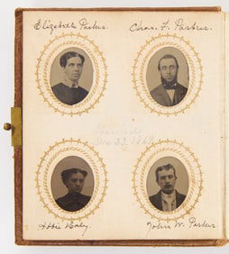 Gem Tintype Album with Charles Parker & Family