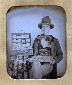 Occupational Ambrotype of a Jewelry Salesman