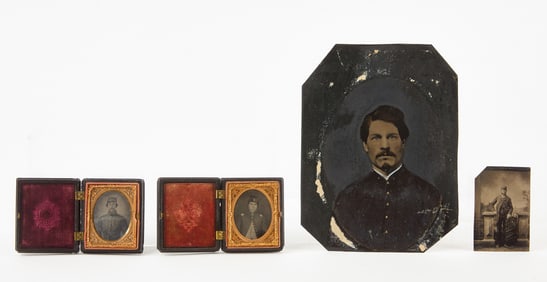 Four Images of Civil War Soldiers
