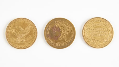 Three Daguerreian Gallery Tokens