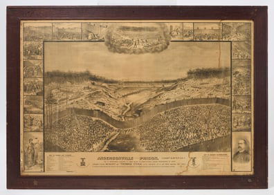 Andersonville Prison Lithograph - Thomas O'Dea