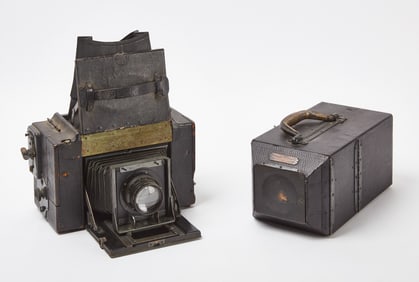 Two Graflex Cameras - 3A and Fingerprint Camera