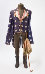 Display Mannequin with Patriotic Shirt and Parasol