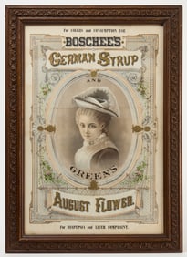 Boschee's German Syrup Lithograph - Wells & Hope Co.