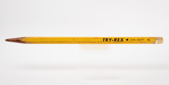 Oversized Pencil Display 'Try-Rex'