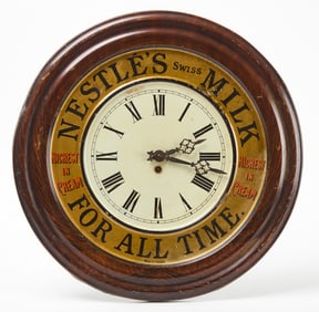 Nestle's Milk Advertising Clock
