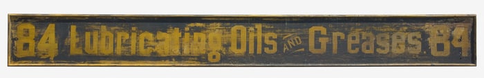 Lubricating Oils and Greases Sign