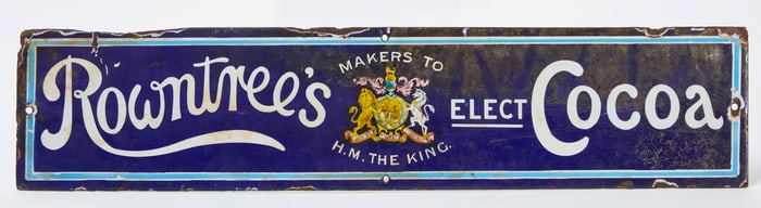Rowntree's Cocoa Sign