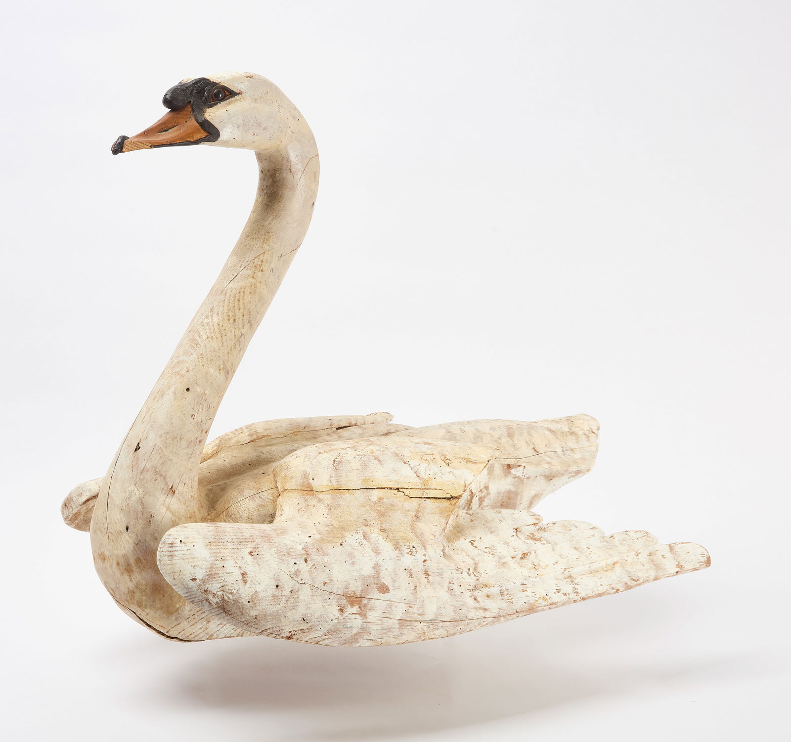 Carved and Painted Swan (1 of 5)