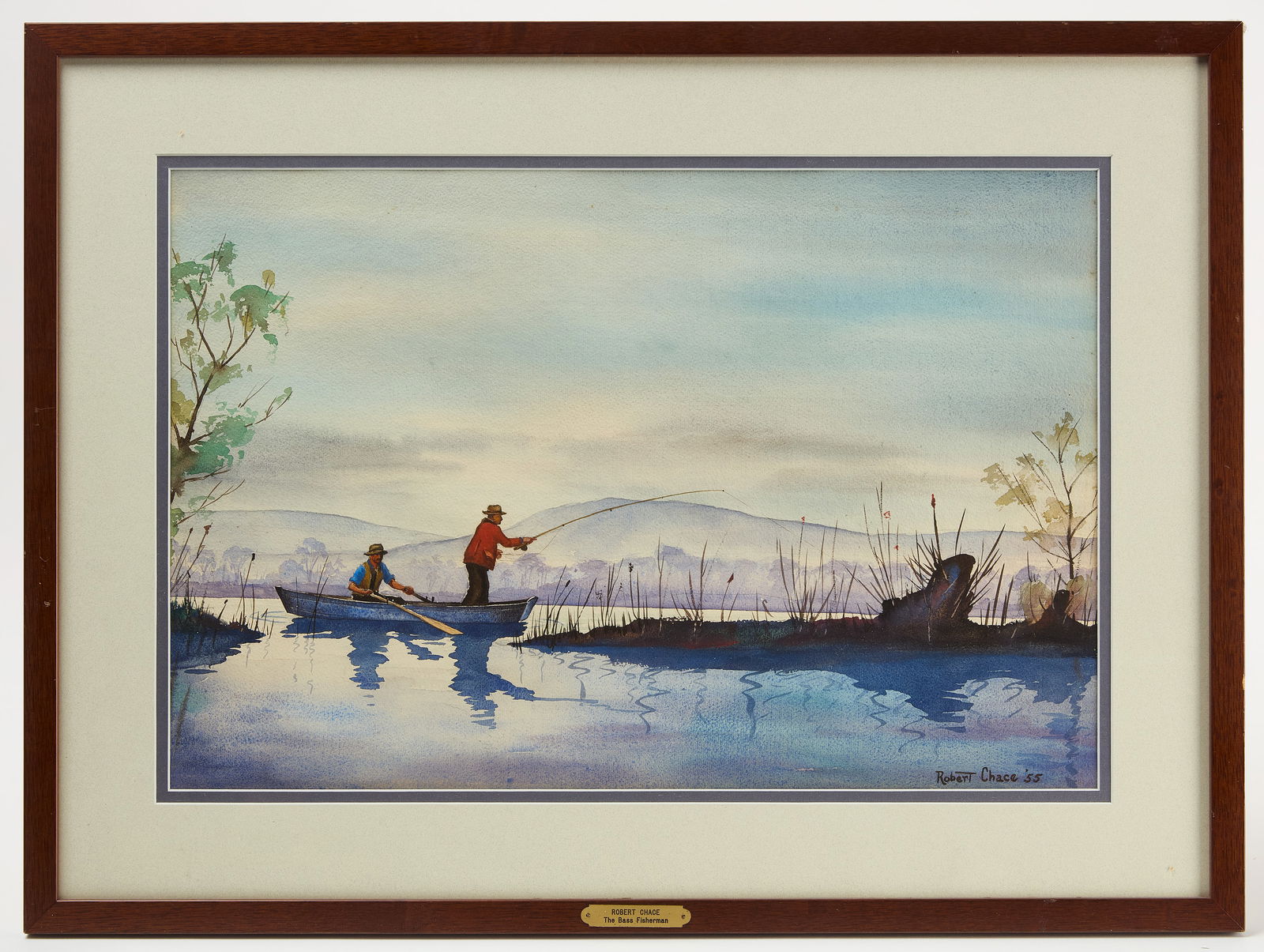Robert Chace - 'The Base Fishermen', Signed (1 of 2)