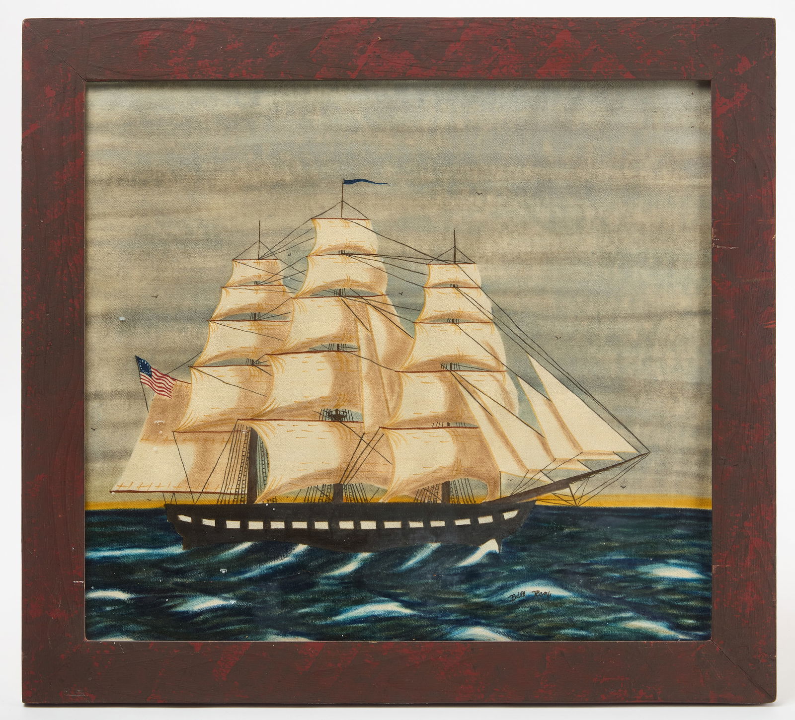 Bill Rank - Clipper Ship at Sea (1 of 2)