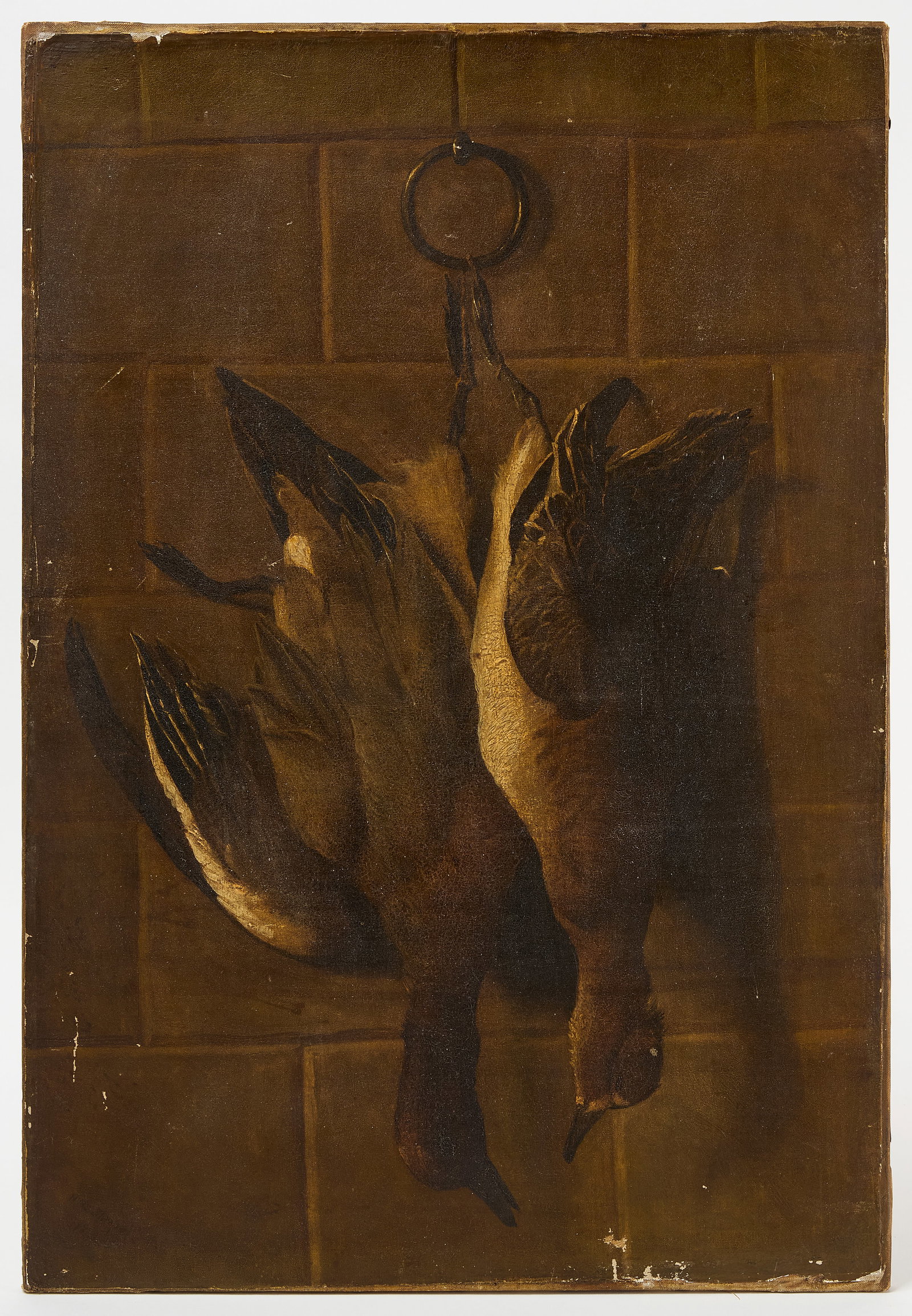 Still Life Duck Hunting Painting (1 of 3)