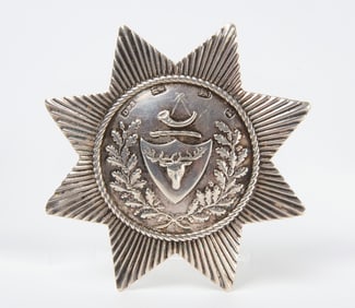 Sterling Star Medallion - Ancient Order of Foresters