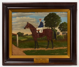 E. Burn - Horse Race Painting