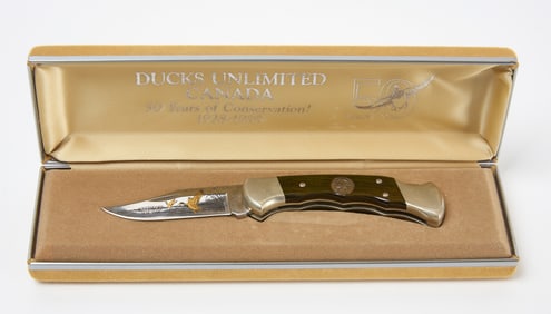 Ducks Unlimited 50th Anniversary Buck Knife