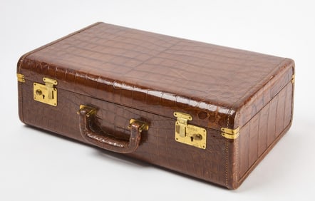 Alligator Hide Luggage Bag