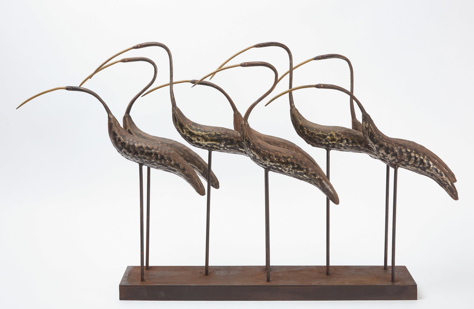 Modern Sculpture of Shorebirds (1 of 5)