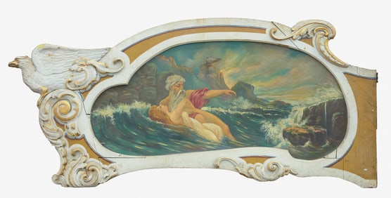 Carousel Panel with Ocean Scene