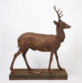 Fiske Cast Iron Stag