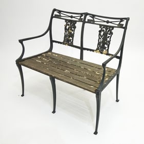 Outdoor Garden Bench with Artemis and Arrows