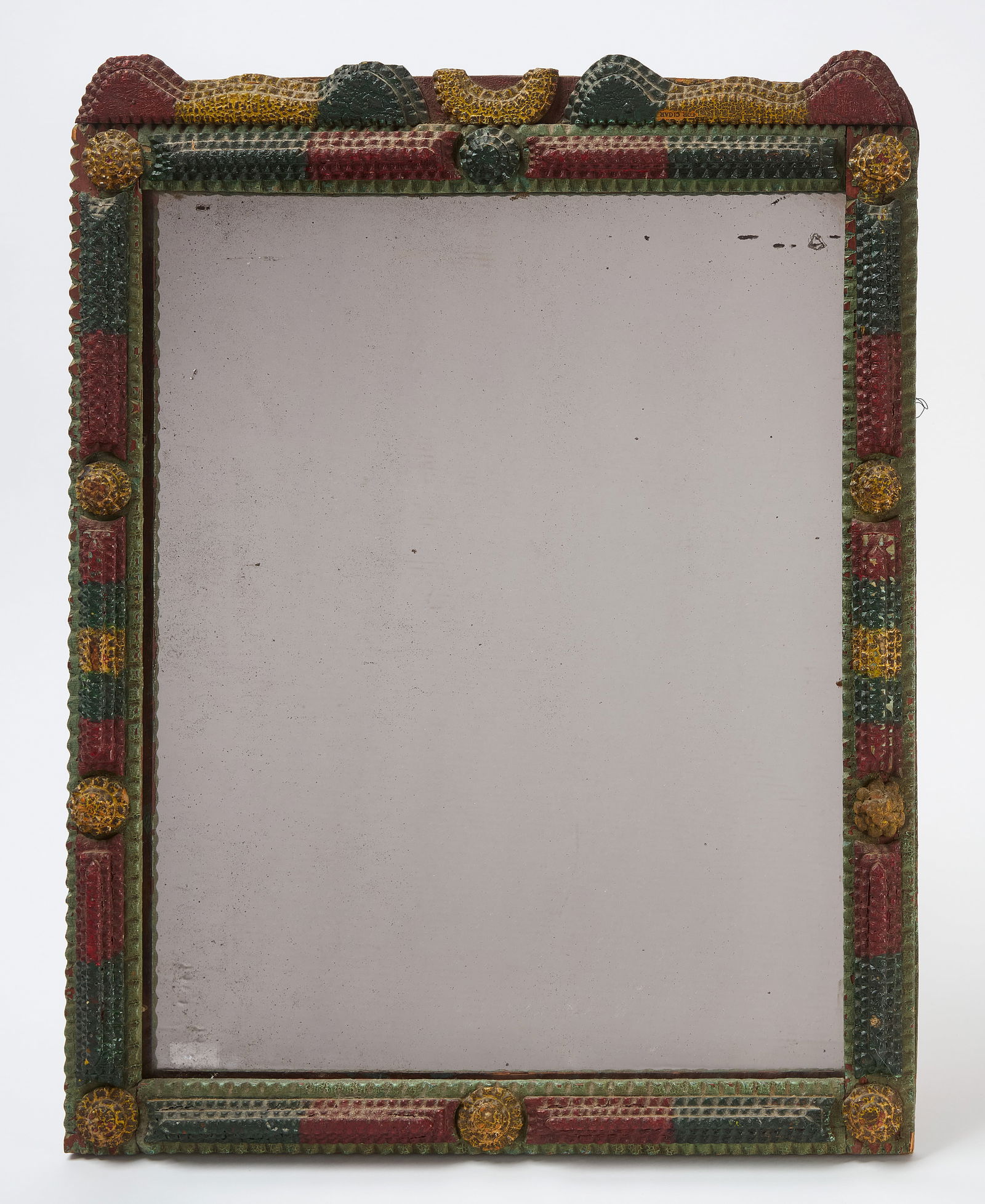 Tramp Art Mirror in Three Colors