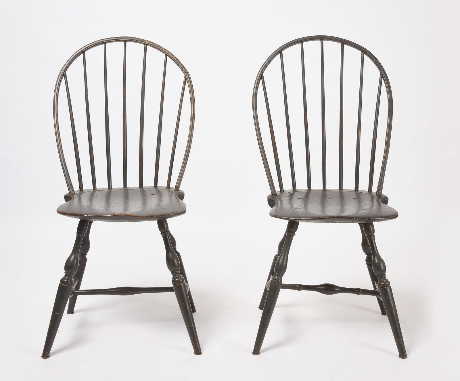 Two Painted Hoop Back Windsor Side Chairs (1 of 5)