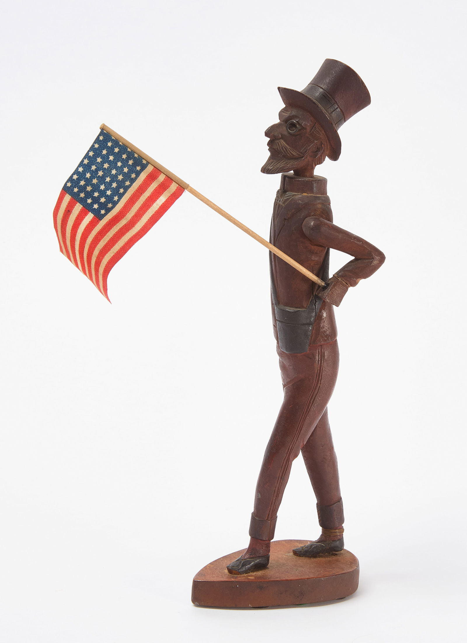 Figure of Uncle Sam - Pipe and Holder (1 of 6)