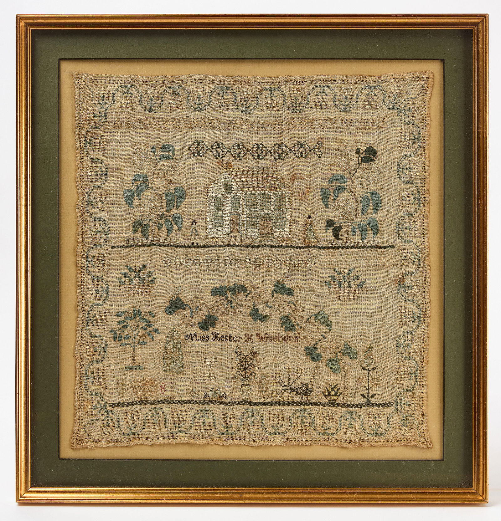 Needlework Sampler - Hester Wiseburn (1 of 3)