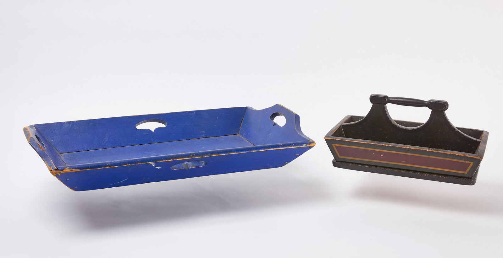 Two Painted Carrier Trays (1 of 4)