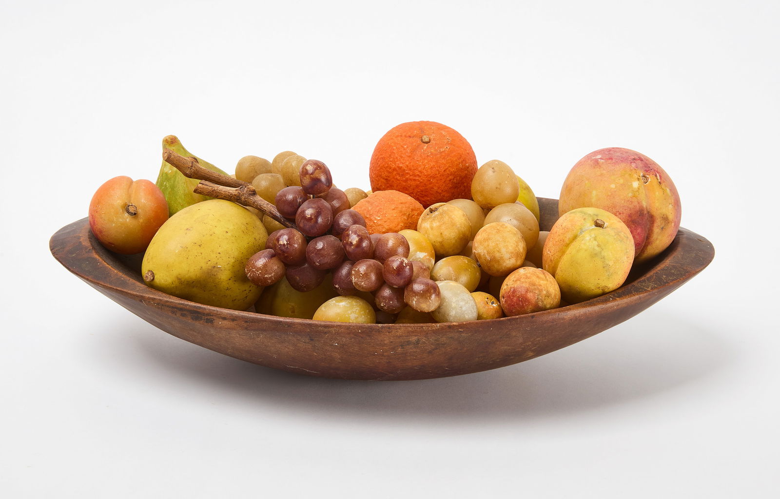 Wooden Trencher with Collection of Stone Fruit (1 of 3)