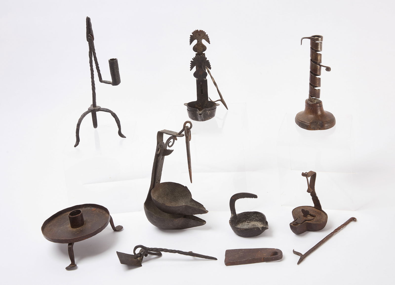 Group of Early Iron Lighting (1 of 2)