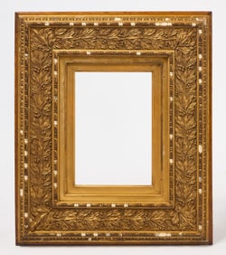 European Gilt Frame with Leaves