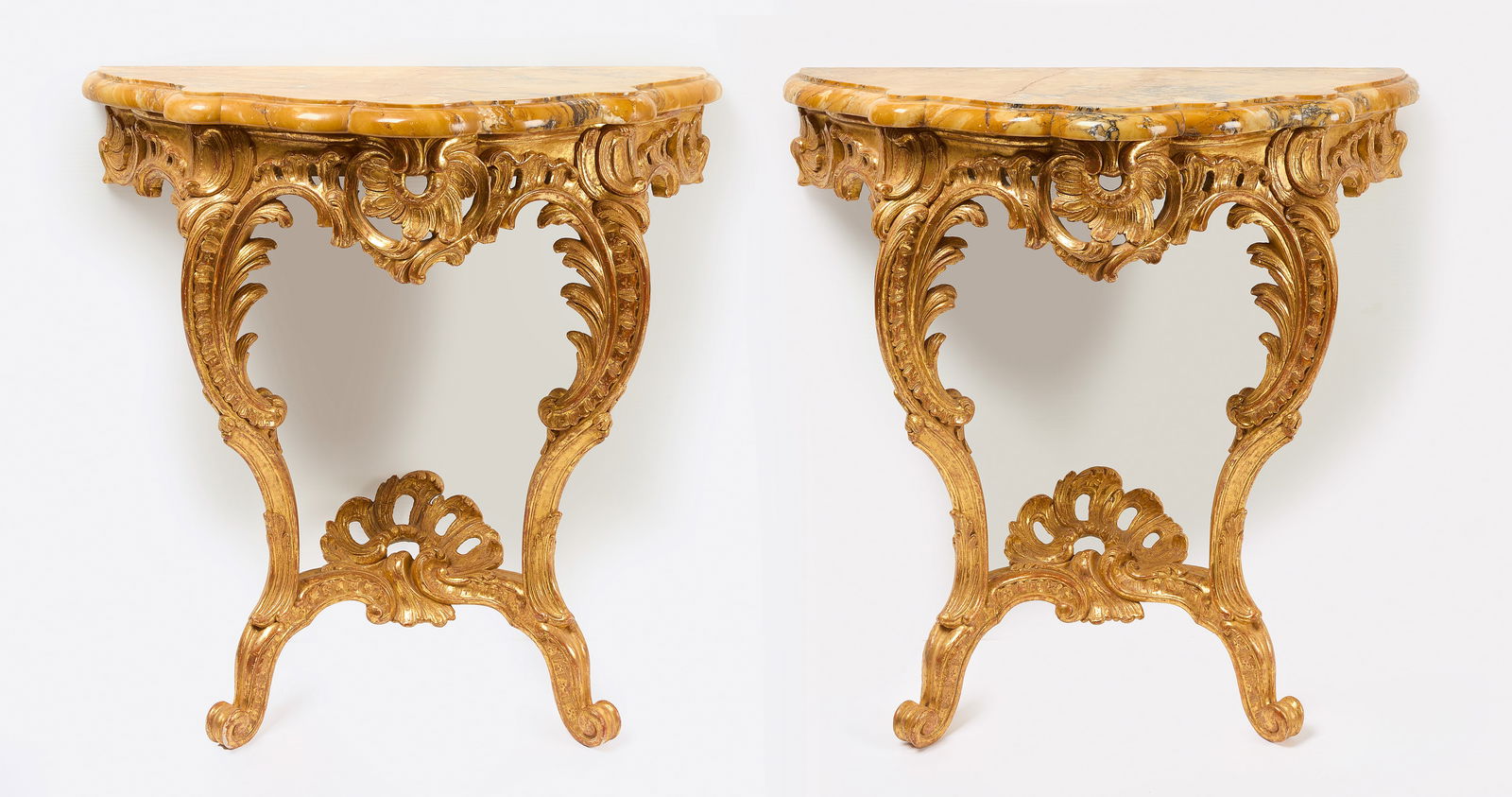 Pair of Giltwood Consoles (1 of 5)