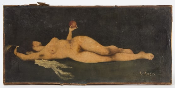 Painting of Eve, Signed