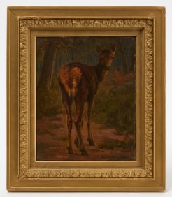 Rosa Bonheur - Woodland with Faun