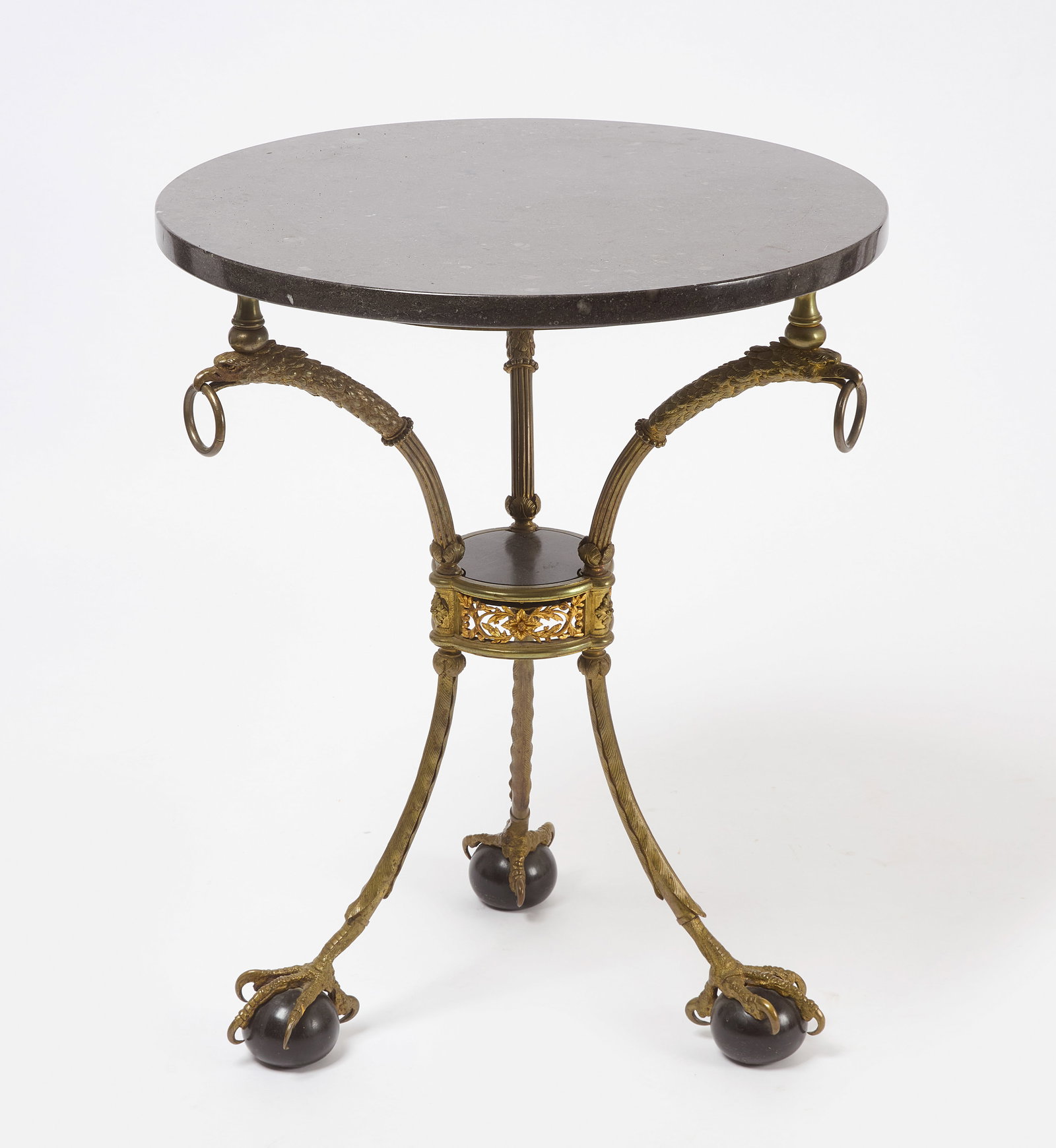 Iron and Gilt Bronze Gueridon Table (1 of 4)