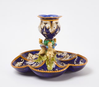 Majolica Sweet Meat Dish, Ginori