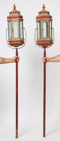 Pair of Pole Lanterns