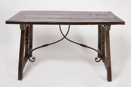 Early Spanish Walnut Table