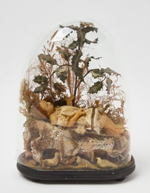 Baptism Dome with Infant and Doves