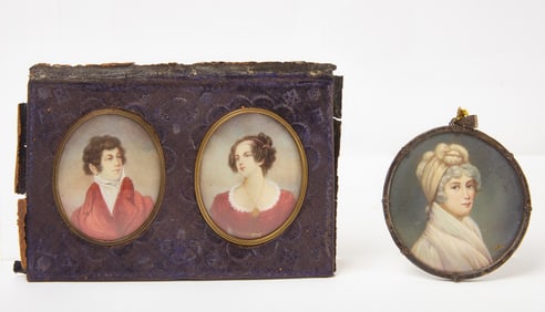 Three Miniature Portraits