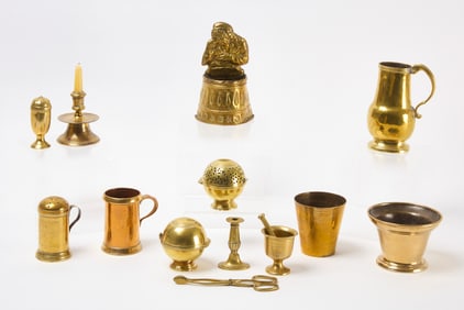 Group of Early Brass Items