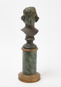 Bronze Bust of a Young Man