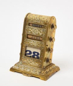 Brass Perpetual Calendar