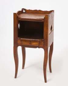 French Side Table with False Drawers