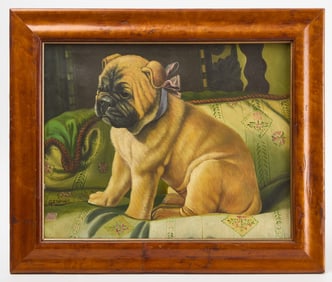 Gilbert Scott Wright - Portrait of an English Bulldog